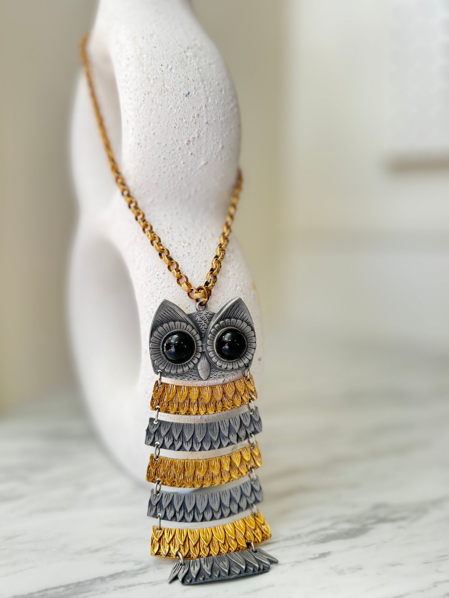 Vintage Owl necklace