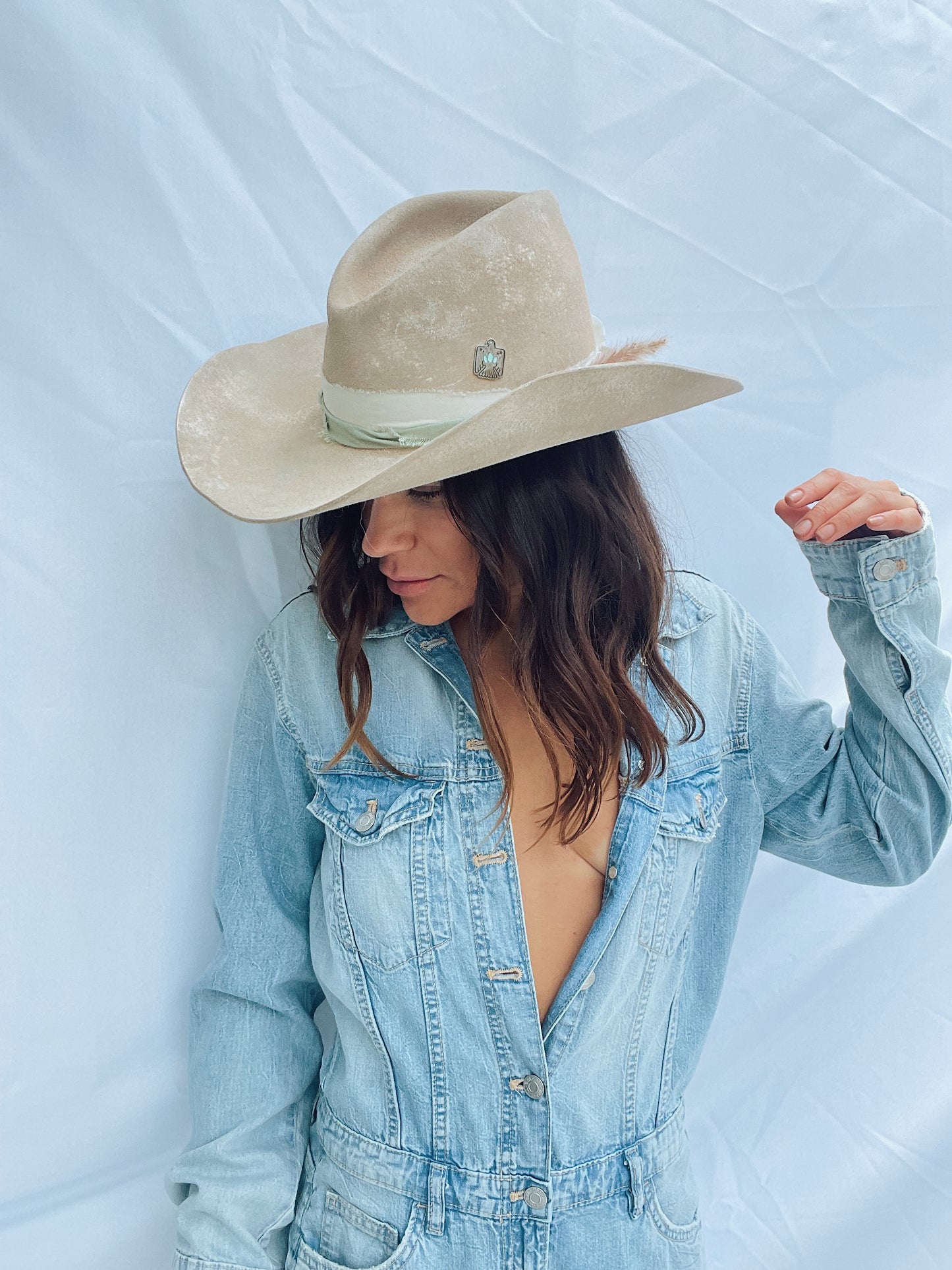 Whitewash Beige cowgirl