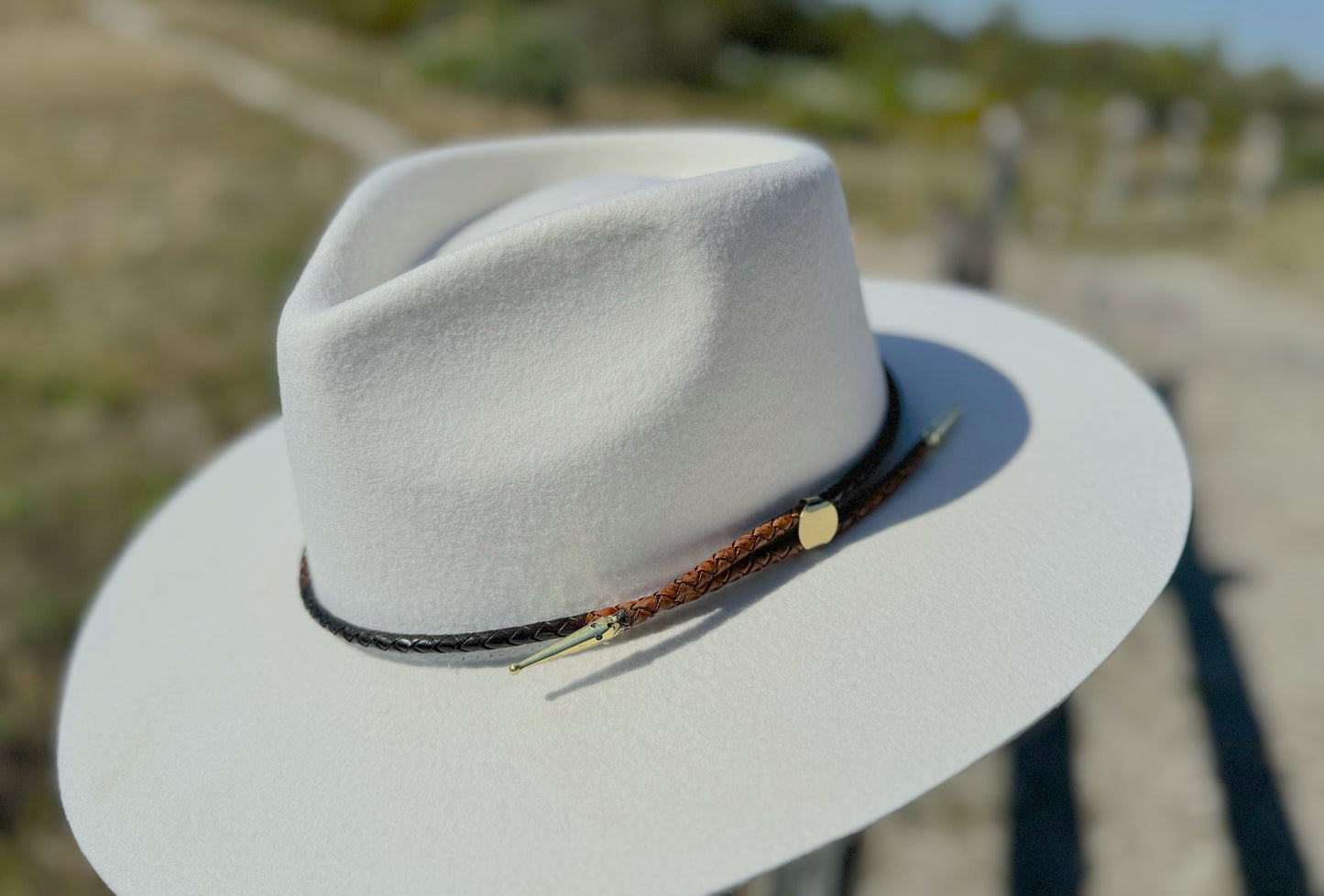 Most High Fedora in white